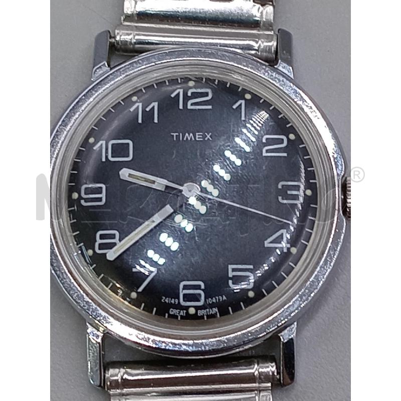 OROLOGIO DA POLSO TIMEX VINTAGE QUADRANTE NERO CARICA MANUALE FUNZIONANTE | Mercatino dell'Usato Moncalieri bengasi 5