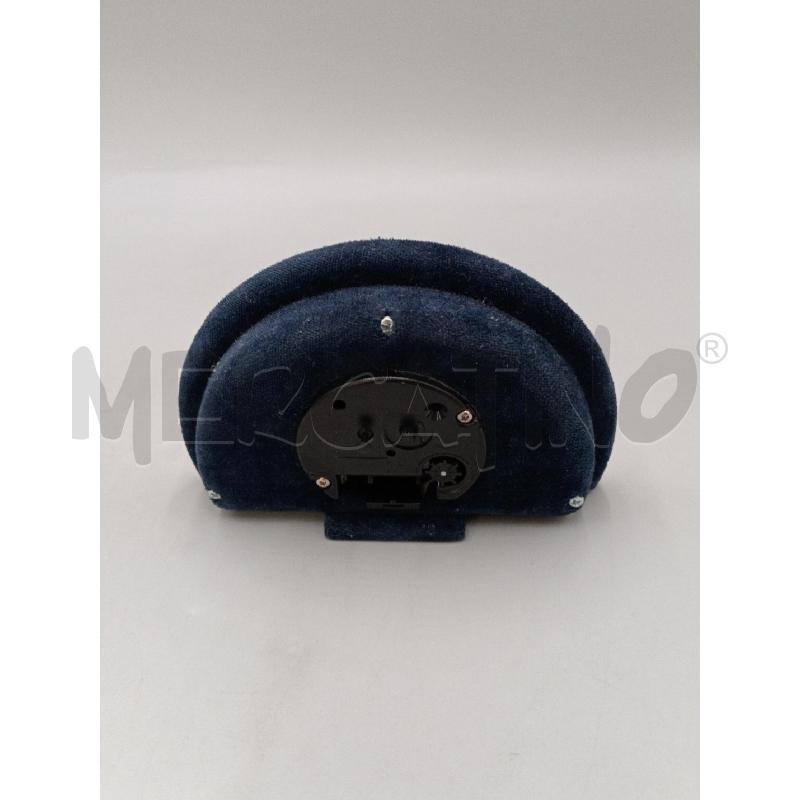 OROLOGIO DA TAVOLO CORNICE METALLO CROMATO PUNZONATO  | Mercatino dell'Usato Moncalieri bengasi 2