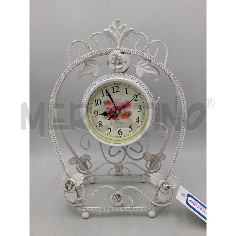 OROLOGIO DA TAVOLO FERRO BATTUTO H. 38 | Mercatino dell'Usato Moncalieri bengasi 1