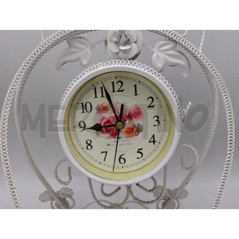 OROLOGIO DA TAVOLO FERRO BATTUTO H. 38 | Mercatino dell'Usato Moncalieri bengasi 3