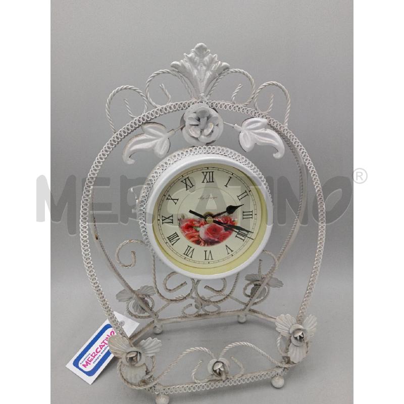 OROLOGIO DA TAVOLO FERRO BATTUTO H. 38 | Mercatino dell'Usato Moncalieri bengasi 4
