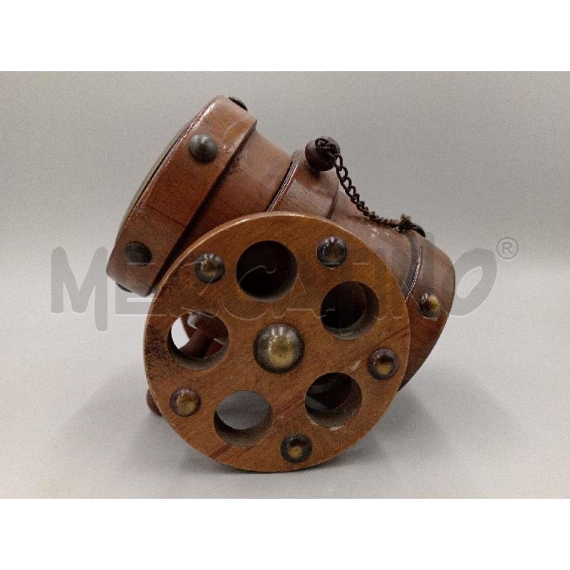OROLOGIO DA TAVOLO VINTAGE A CARICA MANUALE FORMA CANNONE DA REVISIONARE  | Mercatino dell'Usato Moncalieri bengasi 2