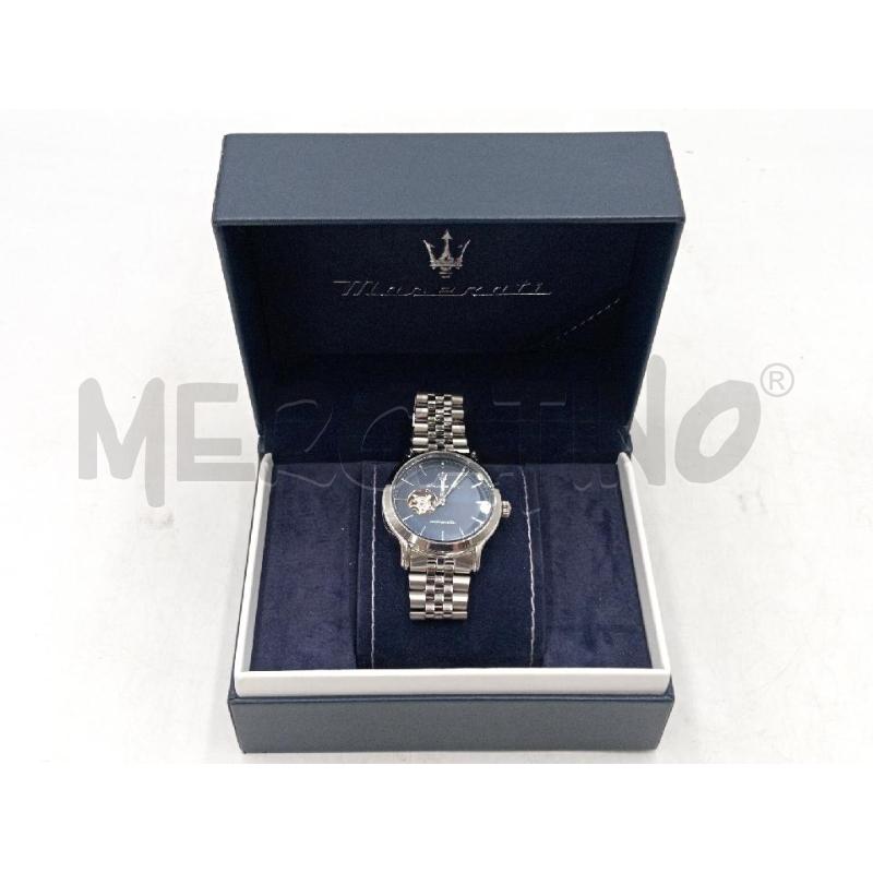 OROLOGIO MASERATI EPOCA 42 MM AUTOMATICO ACCIAIO BLUE DIAL | Mercatino dell'Usato Moncalieri bengasi 1