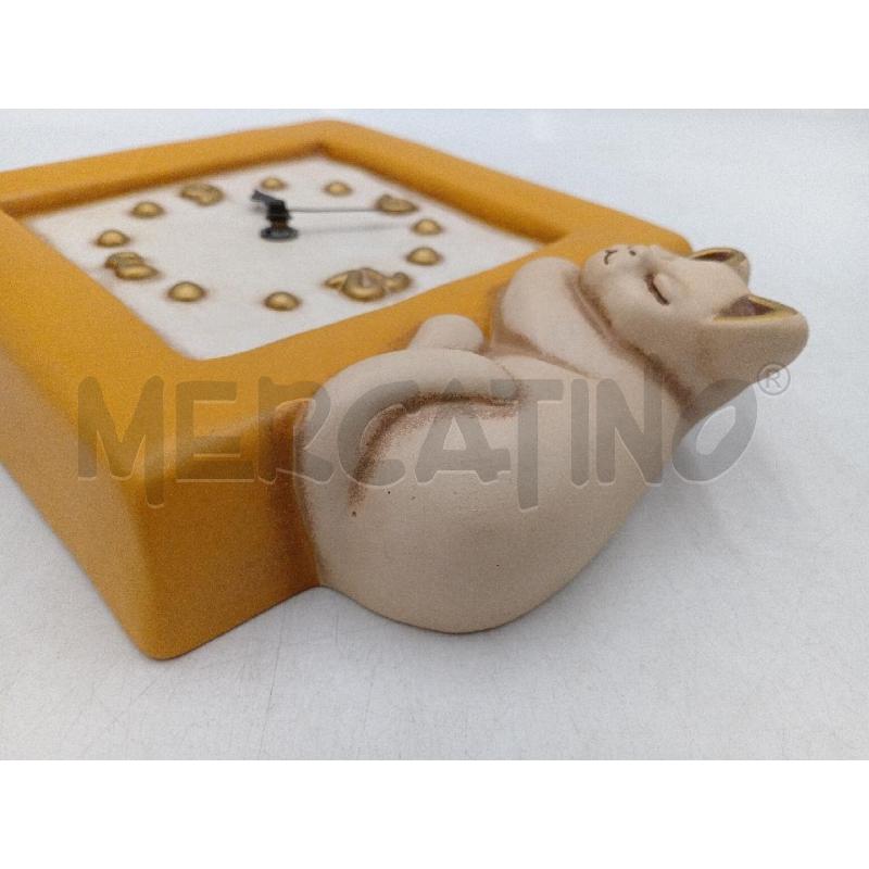OROLOGIO PENDOLO COUNTRY CON GATTO | Mercatino dell'Usato Moncalieri bengasi 3
