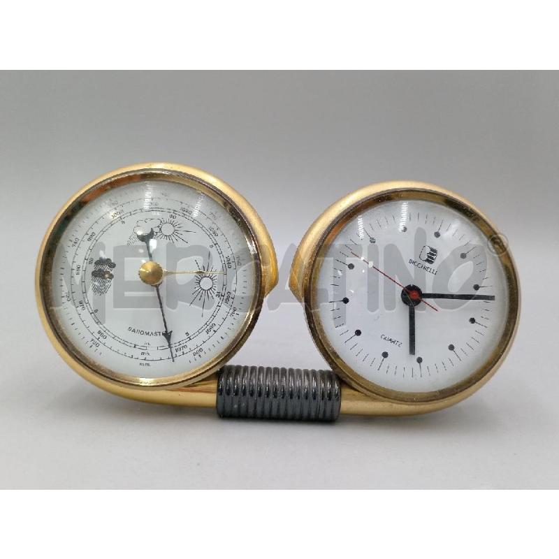 OROLOGIO + BAROMETRO DA SCRIVANIA BICCHELLI QUARTZ | Mercatino dell'Usato Moncalieri bengasi 1
