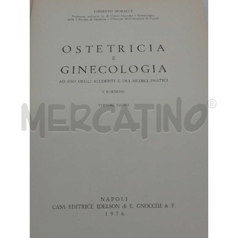 OSTETRICIA E GINECOLOGIA 2 VOL. IDELSON NAPOLI 1976 | Mercatino dell'Usato Moncalieri bengasi 2