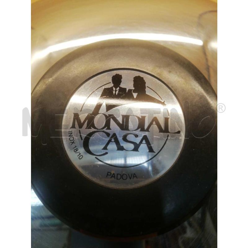 PADELLA MONDIAL CASA DOPPIO FONDO CON COPERCHIO | Mercatino dell'Usato Moncalieri bengasi 3