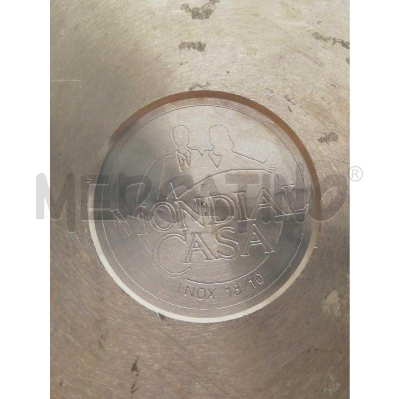 PADELLA MONDIAL CASA DOPPIO FONDO CON COPERCHIO | Mercatino dell'Usato Moncalieri bengasi 5