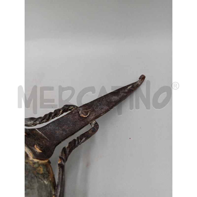 PADELLA VECCHIA RAME MANICO FERRO FORGIATO | Mercatino dell'Usato Moncalieri bengasi 4