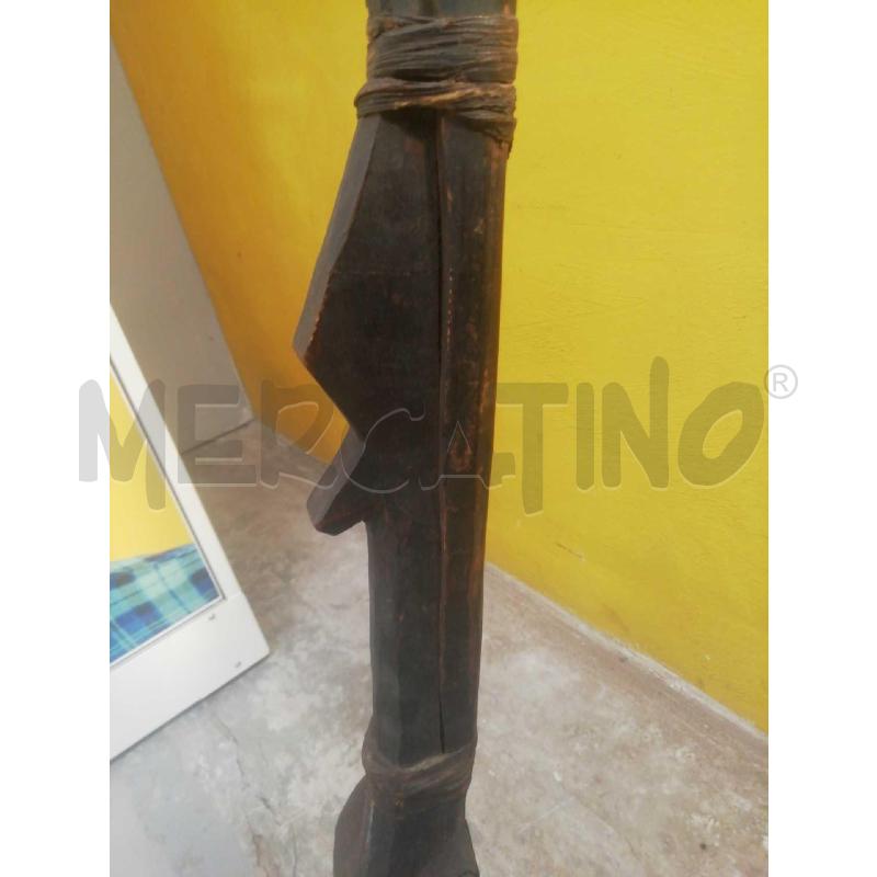 PALA LEGNO VECCHIA LUNGA C/PARTE SCAVATA INTAGLIATA  | Mercatino dell'Usato Moncalieri bengasi 3