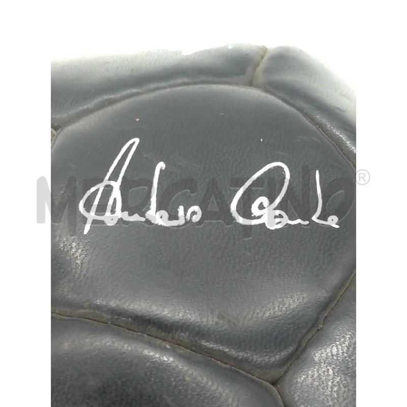 PALLONE CALCIO BUCATO JUVENTUS 1992-93 CUOIO NERO CON FIRME STAMPATE  | Mercatino dell'Usato Moncalieri bengasi 4