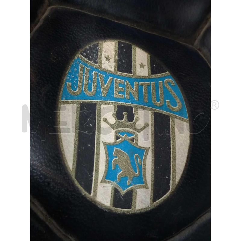 PALLONE CALCIO BUCATO JUVENTUS 1992-93 CUOIO NERO CON FIRME STAMPATE  | Mercatino dell'Usato Moncalieri bengasi 5
