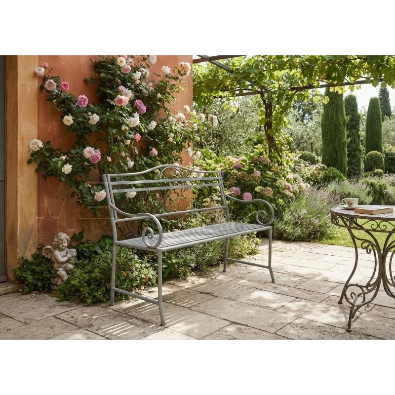PANCHINA GIARDINO 2 POSTO FERRO BATTUTO | Mercatino dell'Usato Moncalieri bengasi 1