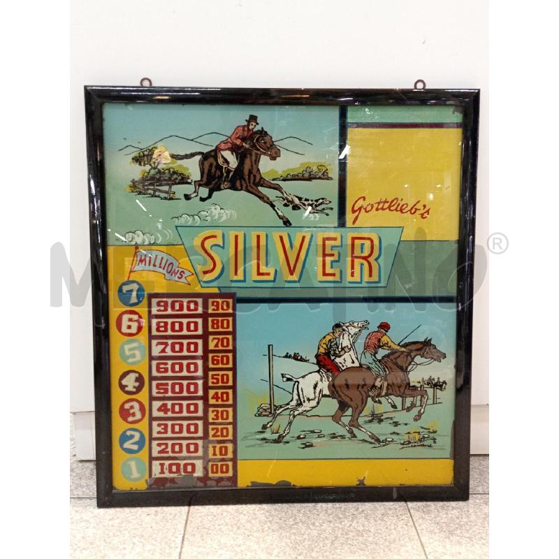 PANNELLO FLIPPER VETRO SILVER 55X60 | Mercatino dell'Usato Moncalieri bengasi 1