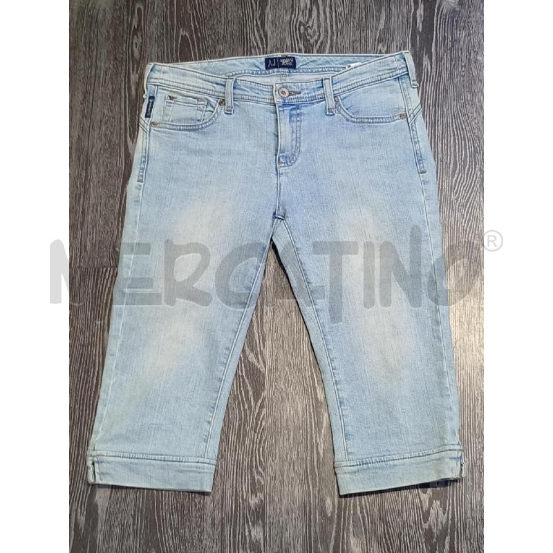 PANTALONCINO DONNA ARMANI JEANS JEANS CHIARO  | Mercatino dell'Usato Moncalieri bengasi 1