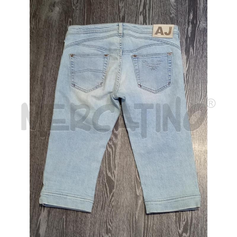 PANTALONCINO DONNA ARMANI JEANS JEANS CHIARO  | Mercatino dell'Usato Moncalieri bengasi 2