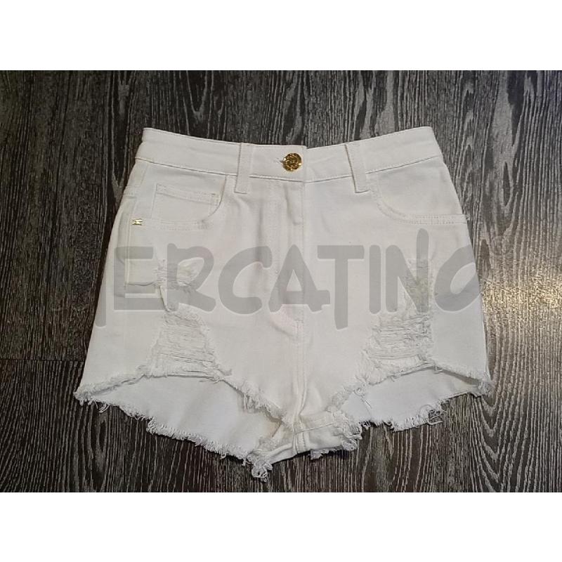 PANTALONCINO DONNA ELISABETTA FRANCHI BIANCO | Mercatino dell'Usato Moncalieri bengasi 1