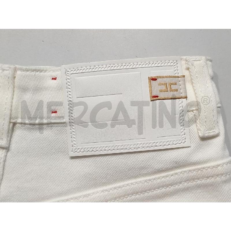 PANTALONCINO DONNA ELISABETTA FRANCHI BIANCO | Mercatino dell'Usato Moncalieri bengasi 4