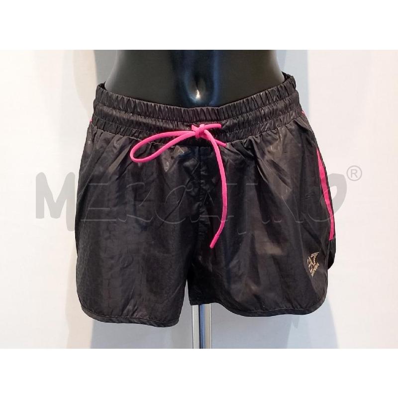 PANTALONCINO DONNA EMPORIO ARMANI GRIGIO BANDA ROSA | Mercatino dell'Usato Moncalieri bengasi 1