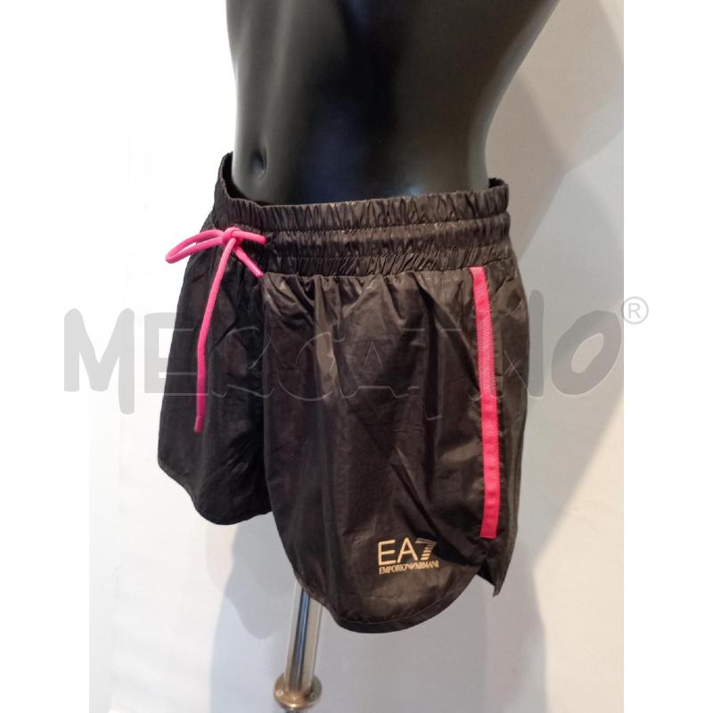 PANTALONCINO DONNA EMPORIO ARMANI GRIGIO BANDA ROSA | Mercatino dell'Usato Moncalieri bengasi 3