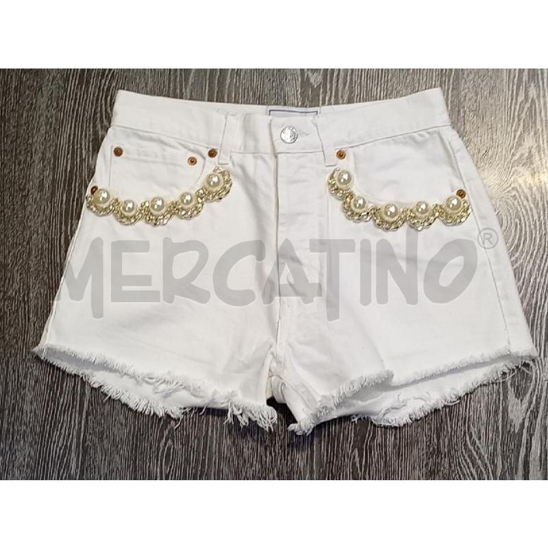 PANTALONCINO DONNA FORTE COUTURE CON INSERTO PERLE | Mercatino dell'Usato Moncalieri bengasi 1
