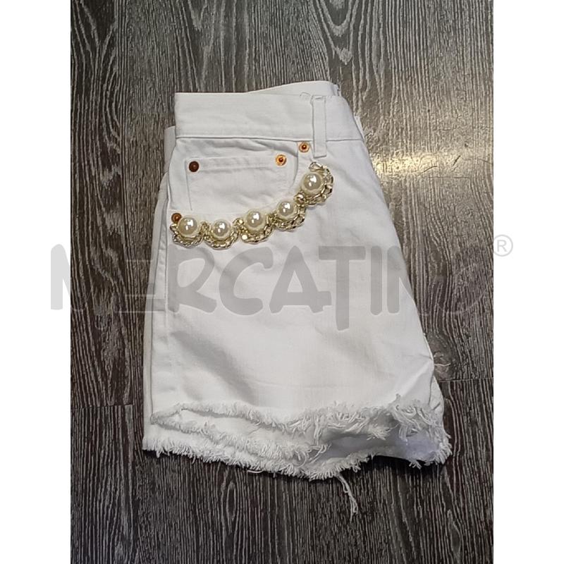 PANTALONCINO DONNA FORTE COUTURE CON INSERTO PERLE | Mercatino dell'Usato Moncalieri bengasi 3