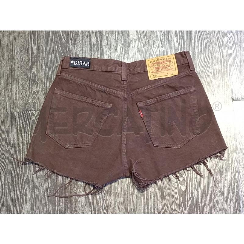 PANTALONCINO DONNA LEVIS MARRONE | Mercatino dell'Usato Moncalieri bengasi 2