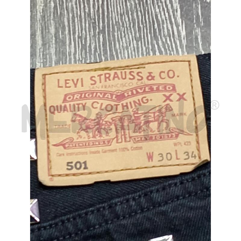 PANTALONCINO DONNA LEVIS NERO CON BORCHIETTE DIETRO | Mercatino dell'Usato Moncalieri bengasi 3