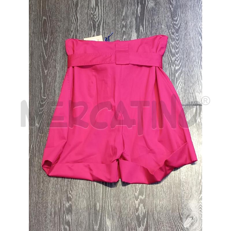 PANTALONCINO DONNA MADE IN ITALI FUCSIA CON CINTURA  | Mercatino dell'Usato Moncalieri bengasi 2