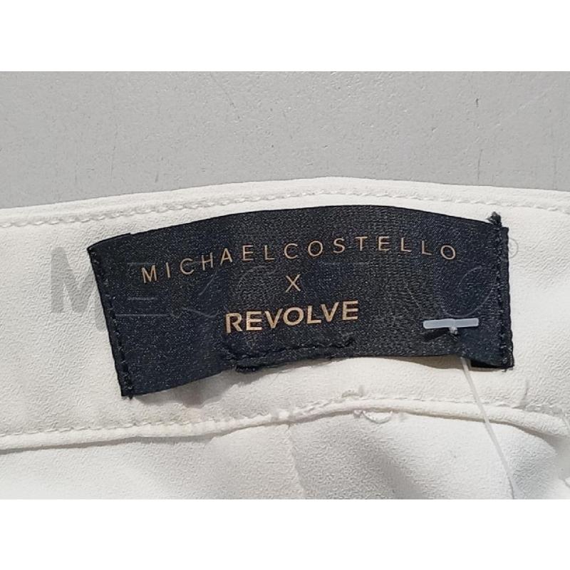 PANTALONCINO DONNA MICHAEL COSTELLO BIANCO CON INSERTO PIZZO LATERALE | Mercatino dell'Usato Moncalieri bengasi 4