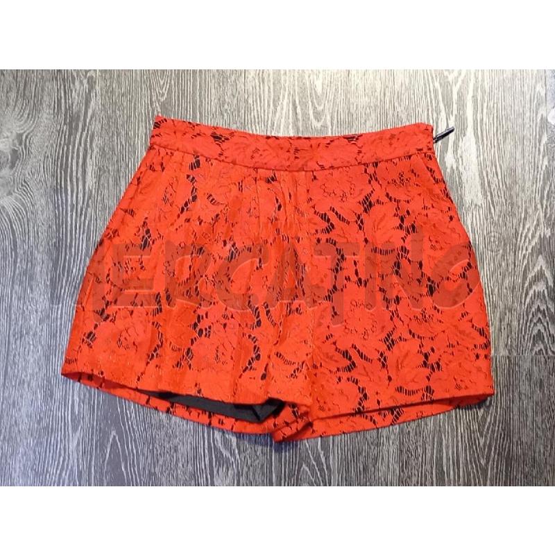 PANTALONCINO DONNA MSGM ROSSO PIZZO | Mercatino dell'Usato Moncalieri bengasi 1