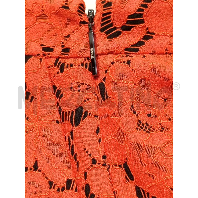PANTALONCINO DONNA MSGM ROSSO PIZZO | Mercatino dell'Usato Moncalieri bengasi 4