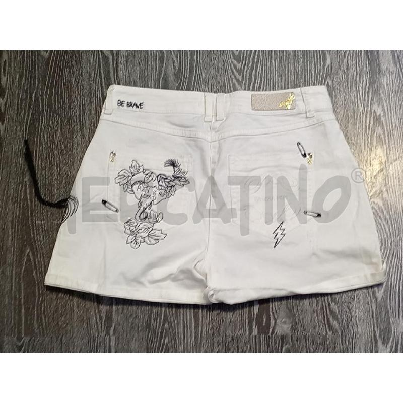 PANTALONCINO DONNA PATRIZIA PEPE BIANCO CON ZEBRA  | Mercatino dell'Usato Moncalieri bengasi 2