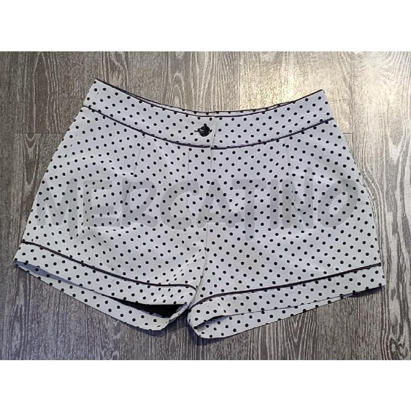 PANTALONCINO DONNA PATRIZIA PEPE POIS GRIGIO NERO | Mercatino dell'Usato Moncalieri bengasi 1
