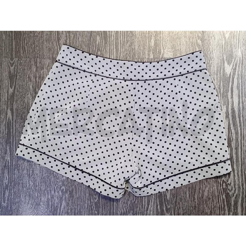 PANTALONCINO DONNA PATRIZIA PEPE POIS GRIGIO NERO | Mercatino dell'Usato Moncalieri bengasi 2