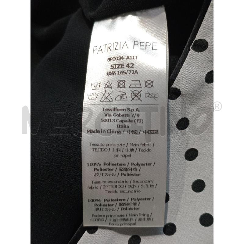 PANTALONCINO DONNA PATRIZIA PEPE POIS GRIGIO NERO | Mercatino dell'Usato Moncalieri bengasi 5