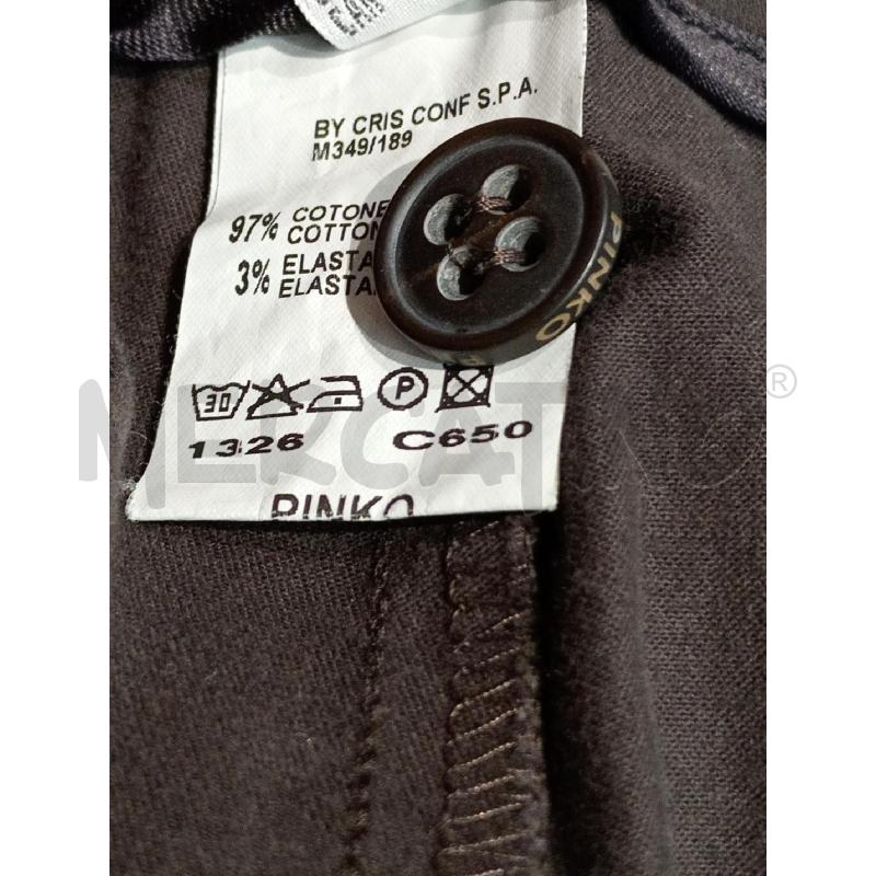PANTALONCINO DONNA PINKO MARRONE  | Mercatino dell'Usato Moncalieri bengasi 4