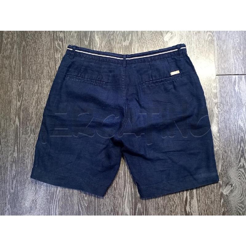 PANTALONCINO UOMO ZARA MAN LINO BLU CON LACCIO VITA | Mercatino dell'Usato Moncalieri bengasi 2