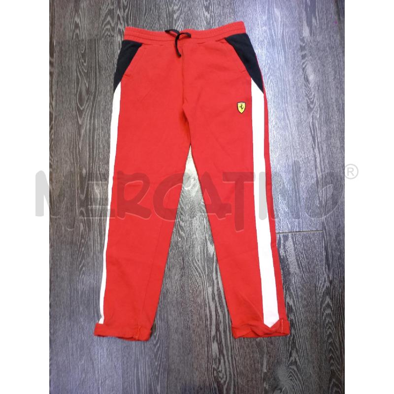 PANTALONE BAMBINO SCUDERIA FERRARI ROSSO BANDE BIANCHE | Mercatino dell'Usato Moncalieri bengasi 1
