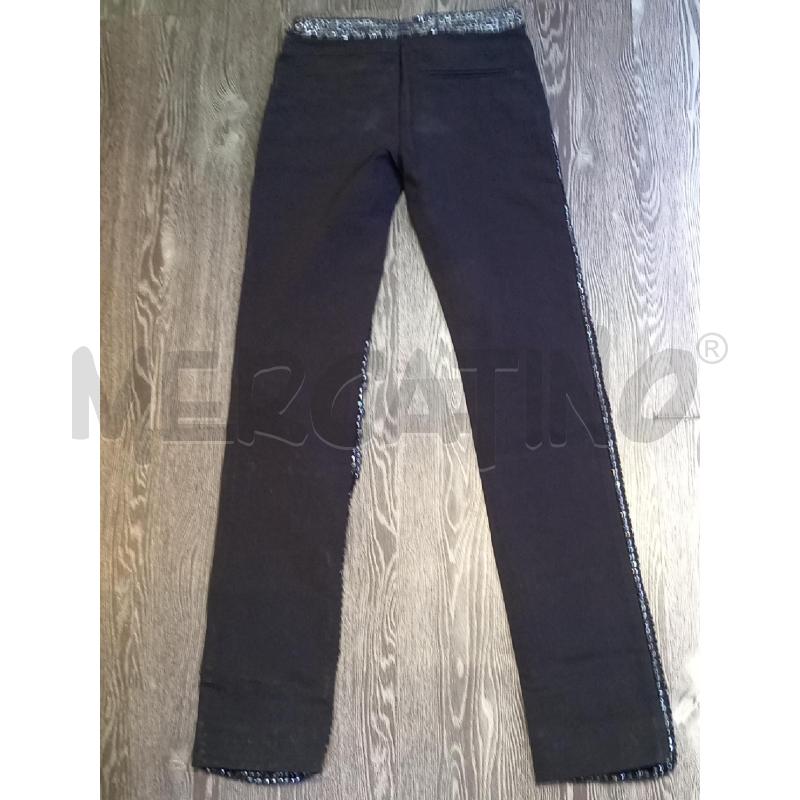 PANTALONE DONNA ALESSANDRO DELL'ACQUA NERO PERLINE | Mercatino dell'Usato Moncalieri bengasi 2
