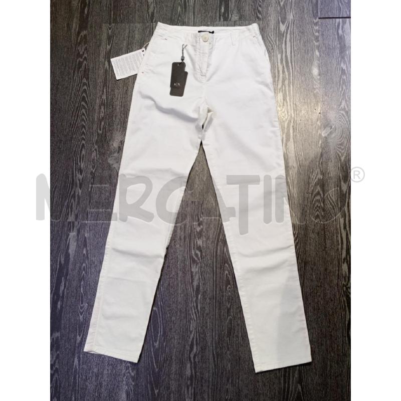 PANTALONE DONNA ARMANI EXCHANGE BIANCO | Mercatino dell'Usato Moncalieri bengasi 1