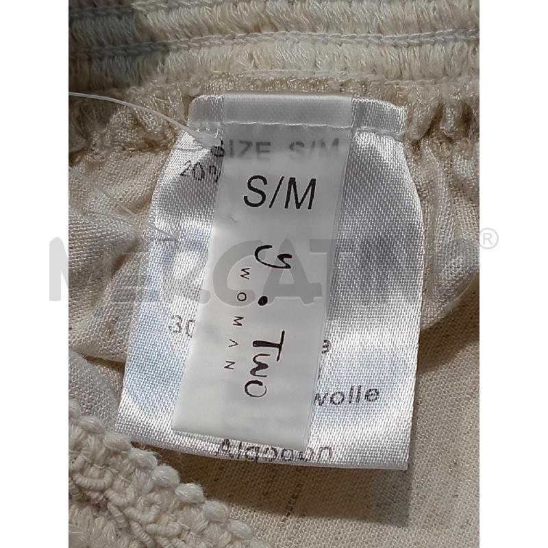 PANTALONE DONNA BEIGE LARGO CON RICAMO FONDO | Mercatino dell'Usato Moncalieri bengasi 5