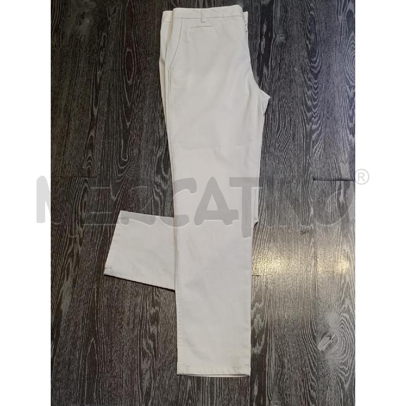 PANTALONE DONNA BENETTON BIANCO TASCA CHINO | Mercatino dell'Usato Moncalieri bengasi 3
