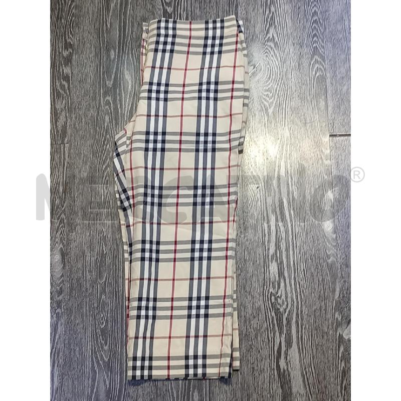 PANTALONE DONNA BURBERRY BEIGE QUADRI | Mercatino dell'Usato Moncalieri bengasi 3