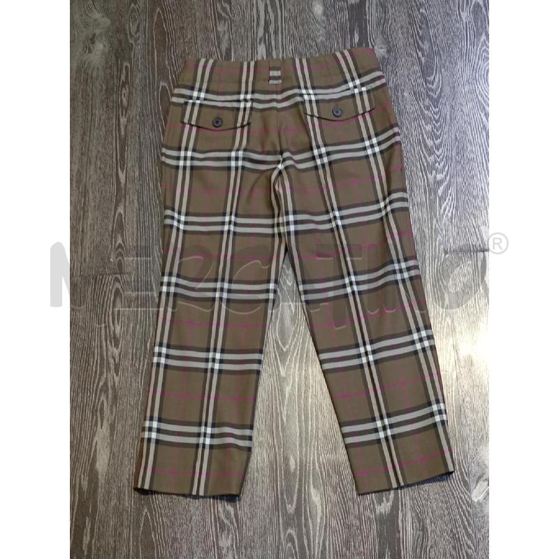 PANTALONE DONNA BURBERRY VERDE QUADRI | Mercatino dell'Usato Moncalieri bengasi 2