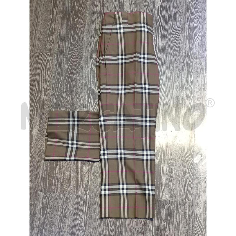 PANTALONE DONNA BURBERRY VERDE QUADRI | Mercatino dell'Usato Moncalieri bengasi 3
