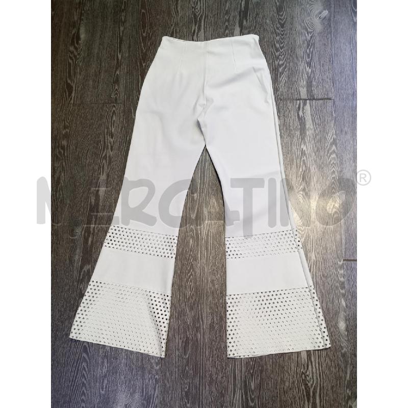 PANTALONE DONNA CHIARA BONI GHIACCIO CON FONDO TRAFORATO | Mercatino dell'Usato Moncalieri bengasi 2
