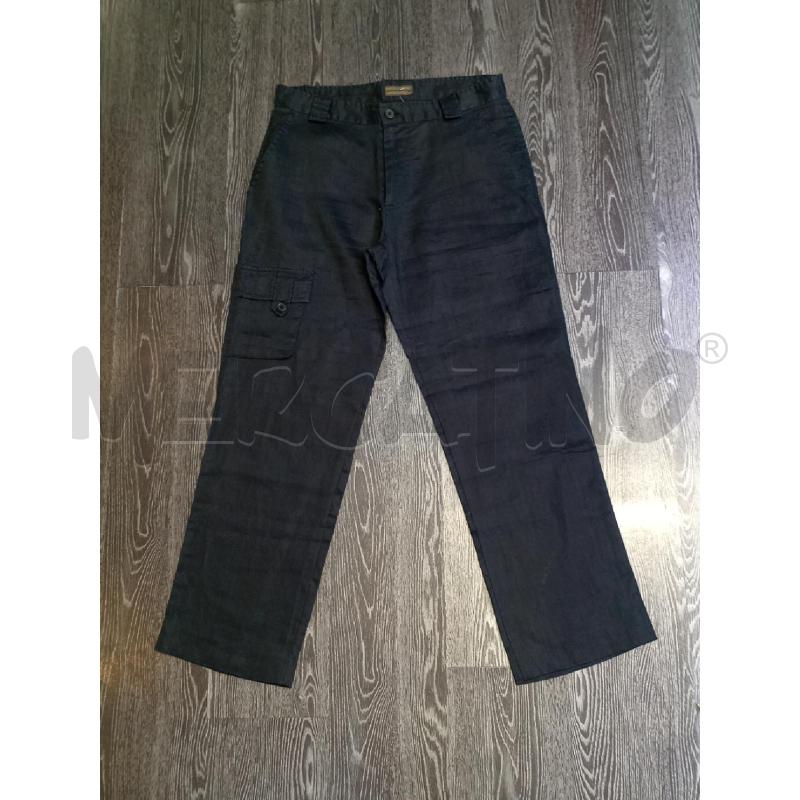PANTALONE DONNA COMPAGNIA DELLA MODA NERO LINO  | Mercatino dell'Usato Moncalieri bengasi 1
