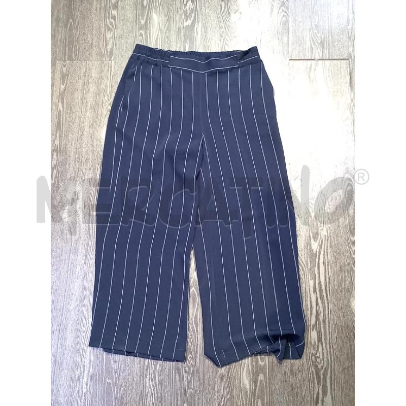 PANTALONE DONNA DIANA GALLESI BLU RIGHE LARGO | Mercatino dell'Usato Moncalieri bengasi 1