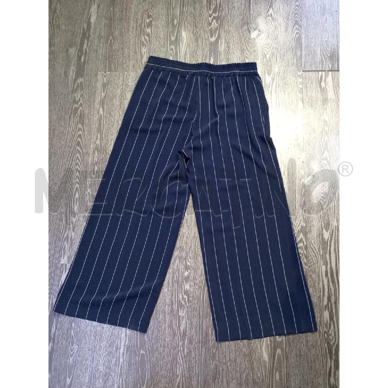 PANTALONE DONNA DIANA GALLESI BLU RIGHE LARGO | Mercatino dell'Usato Moncalieri bengasi 2
